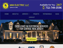 Tablet Screenshot of mmelectricnewjersey.com